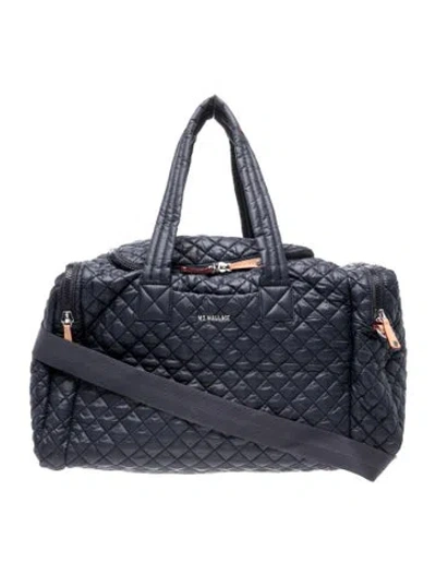 Pre-owned Mz Wallace Nylon Weekender Bag In Blue