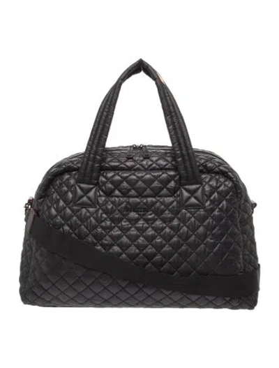 Pre-owned Mz Wallace Nylon Weekender Bag In Blue