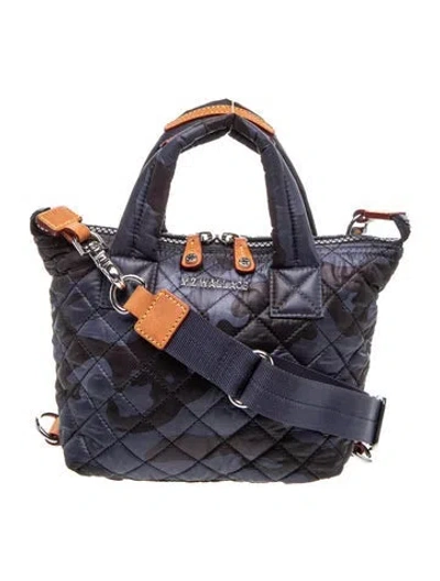 Pre-owned Mz Wallace Nylon Weekender Bag In Blue