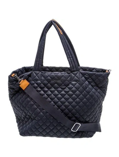 Pre-owned Mz Wallace Nylon Weekender Bag In Blue