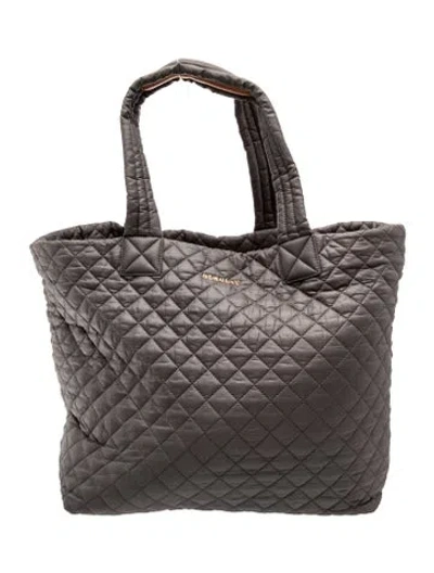 Pre-owned Mz Wallace Nylon Weekender Bag In Gray