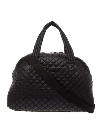 Pre-owned Mz Wallace Nylon Weekender Bag W/ Tags In Black