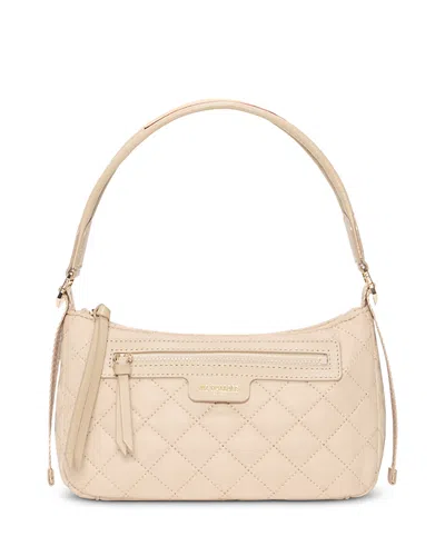 Mz Wallace Park Small Quilted Leather Shoulder Bag In Neutral