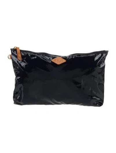 Pre-owned Mz Wallace Patent Leather Clutch In Blue