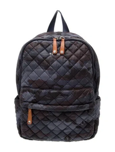 Pre-owned Mz Wallace Quilted Backpack In Blue