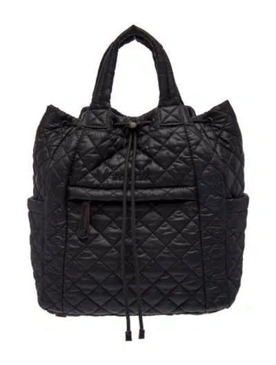 Pre-owned Mz Wallace Quilted Backpack In Blue