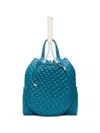 Mz Wallace Quilted Convertible Backpack In Blue