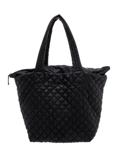 Pre-owned Mz Wallace Quilted Shoulder Bag In Black