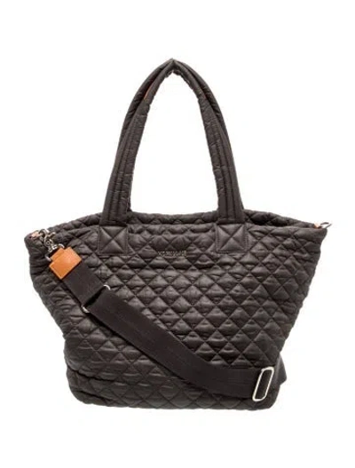 Pre-owned Mz Wallace Quilted Shoulder Bag In Gray