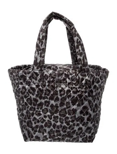 Pre-owned Mz Wallace Quilted Shoulder Bag In Gray