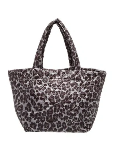 Pre-owned Mz Wallace Quilted Shoulder Bag In Grey