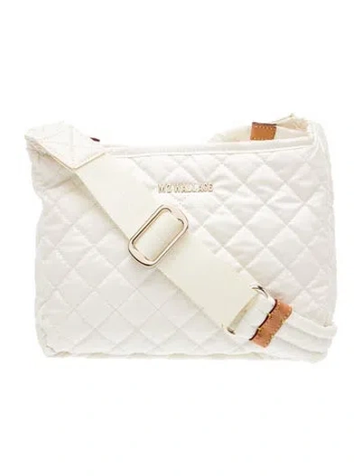 Pre-owned Mz Wallace Quilted Shoulder Bag In Neutral