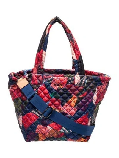 Pre-owned Mz Wallace Quilted Shoulder Bag In Red