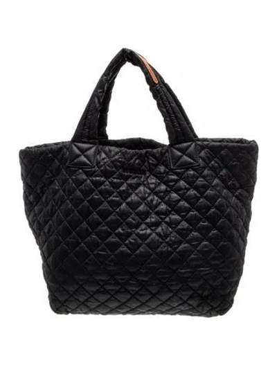 Pre-owned Mz Wallace Quilted Tote In Blue