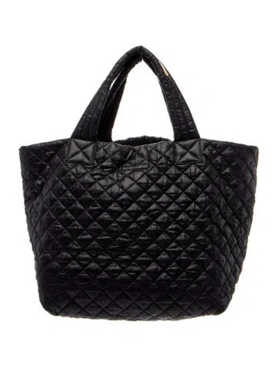 Pre-owned Mz Wallace Quilted Tote In Blue