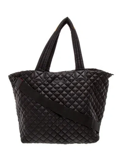 Pre-owned Mz Wallace Quilted Tote In Blue
