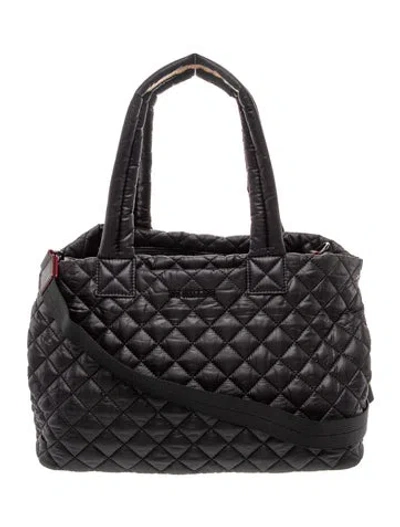 Pre-owned Mz Wallace Quilted Weekender Bag In Blue