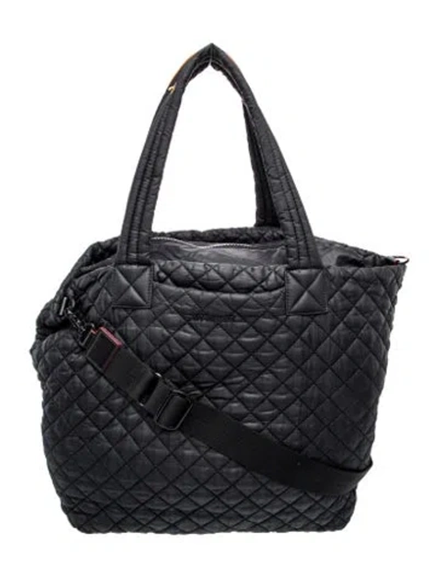 Pre-owned Mz Wallace Quilted Weekender Bag In Blue
