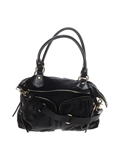 Pre-owned Mz Wallace Satchel In Black