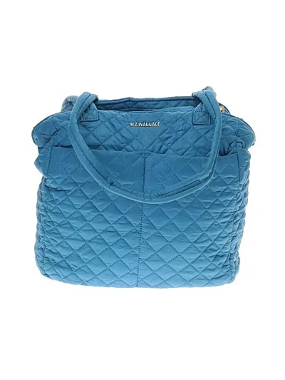 Pre-owned Mz Wallace Satchel In Blue