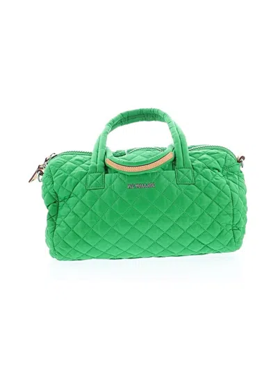 Pre-owned Mz Wallace Satchel In Green