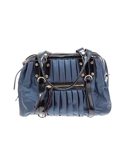 Pre-owned Mz Wallace Shoulder Bag In Blue