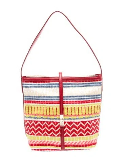 Pre-owned Mz Wallace Shoulder Bag In Red