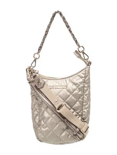 Pre-owned Mz Wallace Signature Crossbody Bag In Neutral