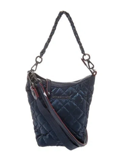 Pre-owned Mz Wallace Signature Hobo In Blue