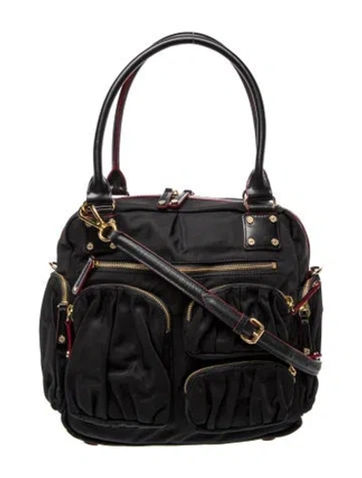 Pre-owned Mz Wallace Signature Shoulder Bag In Black