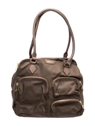 Pre-owned Mz Wallace Signature Shoulder Bag In Brown