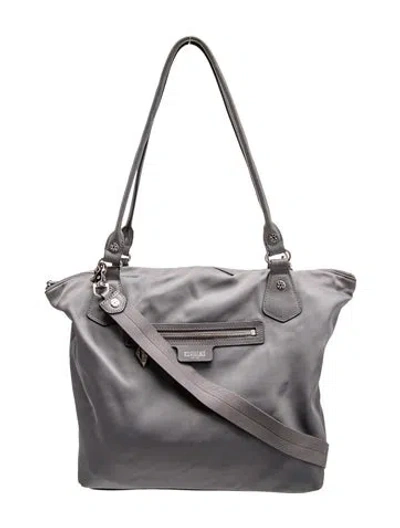Pre-owned Mz Wallace Signature Shoulder Bag In Gray