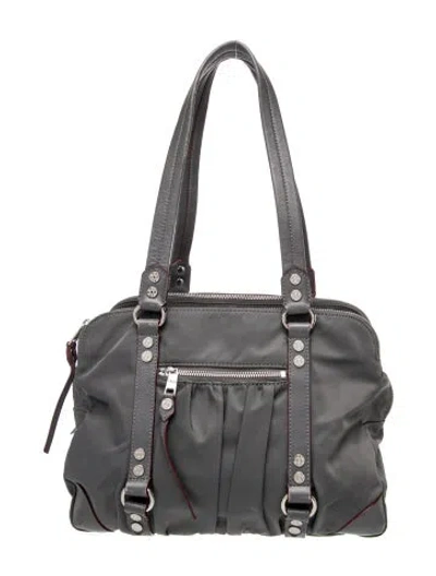 Pre-owned Mz Wallace Signature Shoulder Bag In Gray
