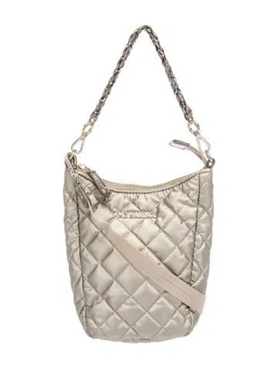 Pre-owned Mz Wallace Signature Top Handle Bag In Neutral