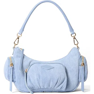 Mz Wallace Small Chelsea Denim Shoulder Bag