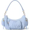 MZ WALLACE MZ WALLACE SMALL CHELSEA DENIM SHOULDER BAG