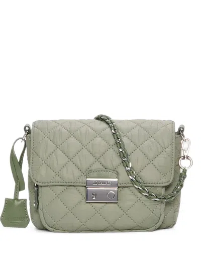 Mz Wallace Small Crosby Lock Cross Body Bag In Green