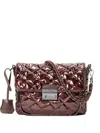 Mz Wallace Small Crosby Lock Cross Body Bag In Red