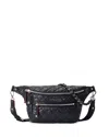 Mz Wallace Small Crosby Sling Bag In Black/light Gold