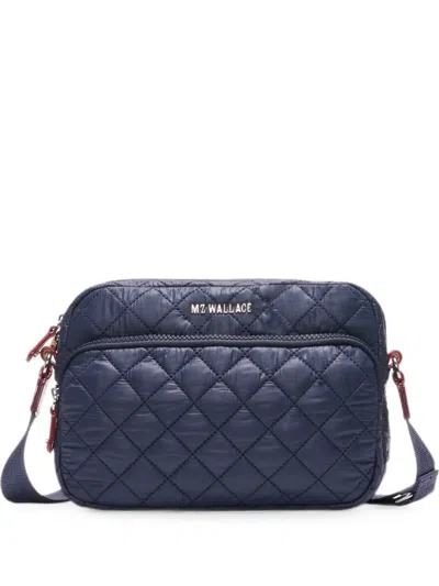 Mz Wallace Small Metro Camera Quilted Crossbody Bag In White