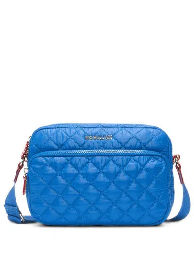 Mz Wallace Small Metro Camera Quilted Crossbody Bag In Blue