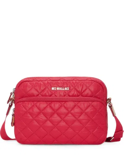 Mz Wallace Small Metro Camera Quilted Crossbody Bag In Red