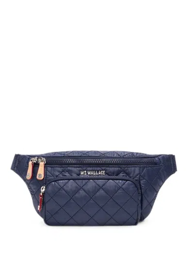 Mz Wallace Small Metro Quilted Belt Bag In Purple