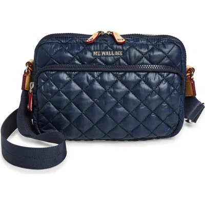Mz Wallace Small Metro Quilted Nylon Camera Bag In Sand