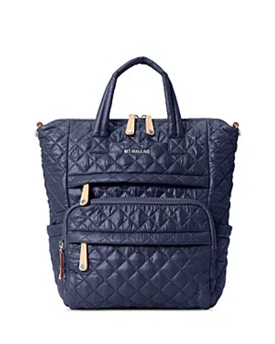 Mz Wallace Small Metro Utility Backpack In Dawn/silver