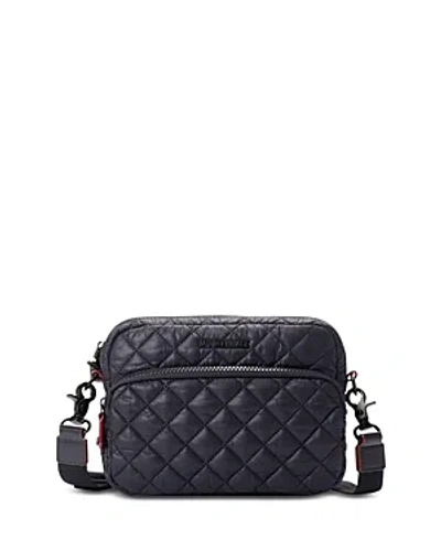 Mz Wallace Metro Small Quilted Camera Crossbody Bag In Black