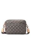 Mz Wallace Small Quilted Camera Bag In Magnet