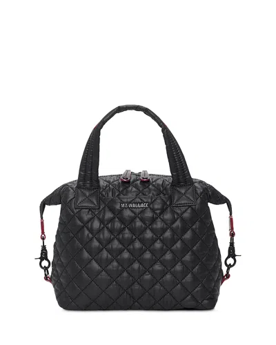 Mz Wallace Small Sutton Deluxe Bag In Black