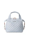 Mz Wallace Small Sutton Deluxe In Chambray/silver