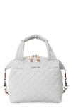 Mz Wallace Small Sutton Deluxe In Pebble Liquid